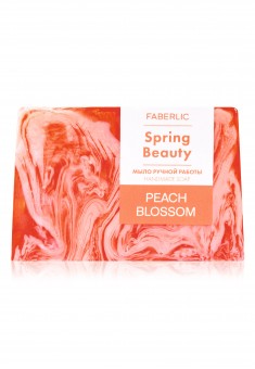 Spring Beauty Peach Blossom Handmade Soap 