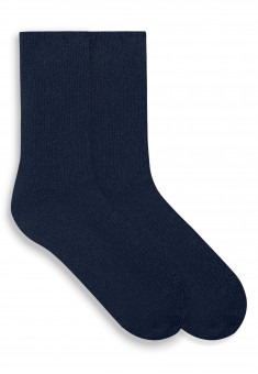 Womens Wool Socks dark blue