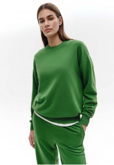 Fleece sweatshirt green