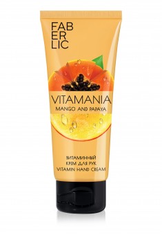 Vitamania Манго және папайя қолға арналған дәруменді крем