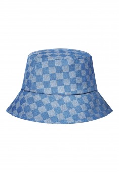 Шляпа текстильная цвет светлоголубой