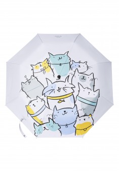 Automatic umbrella with Cats print