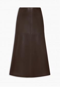 Ecoleather Skirt chocolate