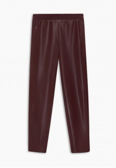 Ecoleather Trousers burgundy
