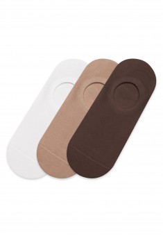 Set of Short Womens Socks MilkMochaCappuccino