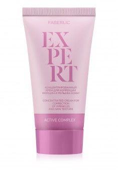 Expert Concentrated Cream for Wrinkle and Skin Relief Correction 