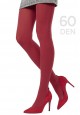 Colored tights burgundy 60 DEN