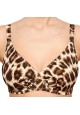 Underwired Bra printed beige