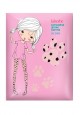 Leopard patterned tights for kids 50 DEN pink