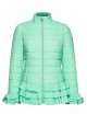Insulated coat for women menthol