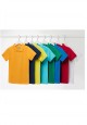 Jersey polo shirt for boys bright blue