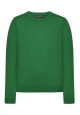 Knitted jumper for boy bright green