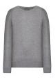Knitted jumper for boy light grey melange