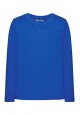 Long sleeve Tshirt for boy bright blue
