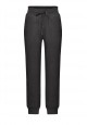 Jersey trousers for boy dark grey melange