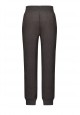 Jersey trousers for boy dark grey melange