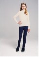Trousers for girl dark blue