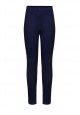 Jersey skinny trousers for girl dark blue