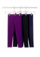 Jersey skinny trousers for girl plum