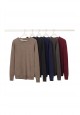 Mens Knit Jumper dark gray melange