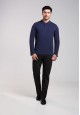 Mens jersey pique polo
