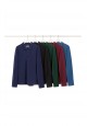 Mens jersey pique polo