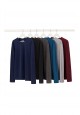 Mens LongSleeve Jersey Tshirt dark grey melange