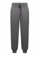 Mens Jersey Trousers dark grey melange
