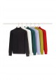 High neck knit jumper