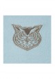 Embroidered poloneck for boy light blue
