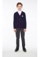 Boys Trousers dark grey melange