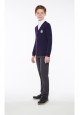 Boys Trousers dark grey melange