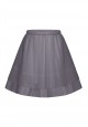 Multilayered skirt for girl grey