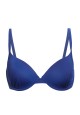 Top de bikini pushup Oriental color azul