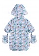 147B4201 Babys Insulated Coverall printed blue