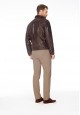 Mens insulated ecoleather jacket