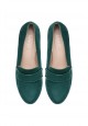 Womens Olivia block heel loafers emerald