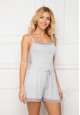 Spaghetti top light grey