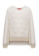 Girls textured sweatshirt milk