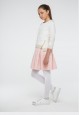 Girls textured sweatshirt milk