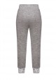 Girls lurex jersey trousers grey melange