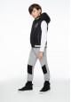 Boys insulated transformer jacket black