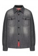 Boys denim shirt grey