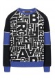 Boys printed sweatshirt black