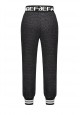 Boys jersey trousers dark grey melange