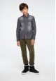 Boys jersey trousers khaki