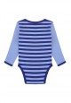 Baby Boy jersey kimono bodysuit dark blue