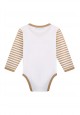 Baby Boy jersey kimono bodysuit milky