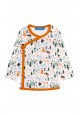 Baby Boy jersey kimono shirt milky