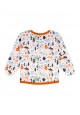 Baby Boy jersey kimono shirt milky